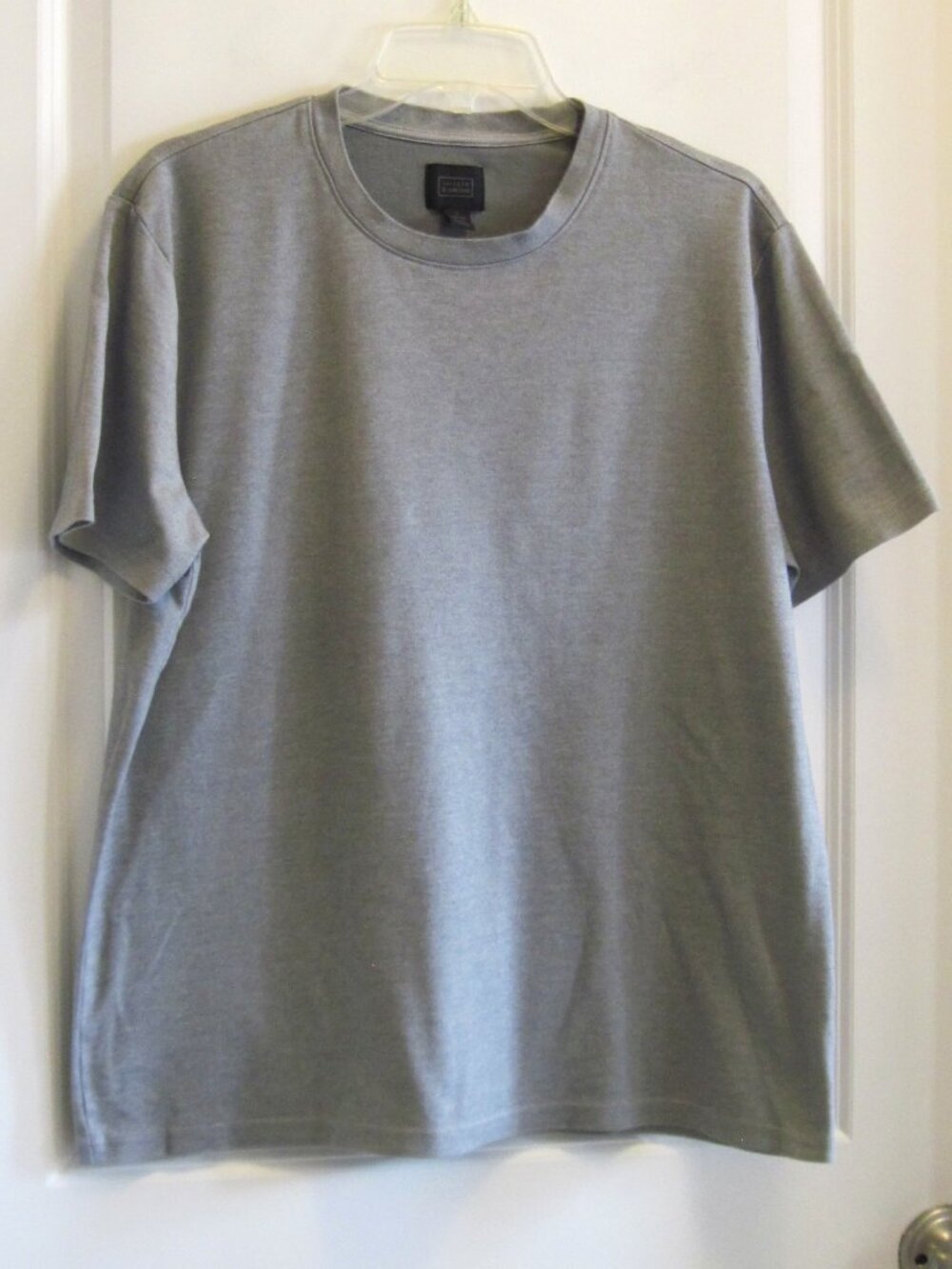 Pique Knit Crew Neck T-Shirt, Size Large